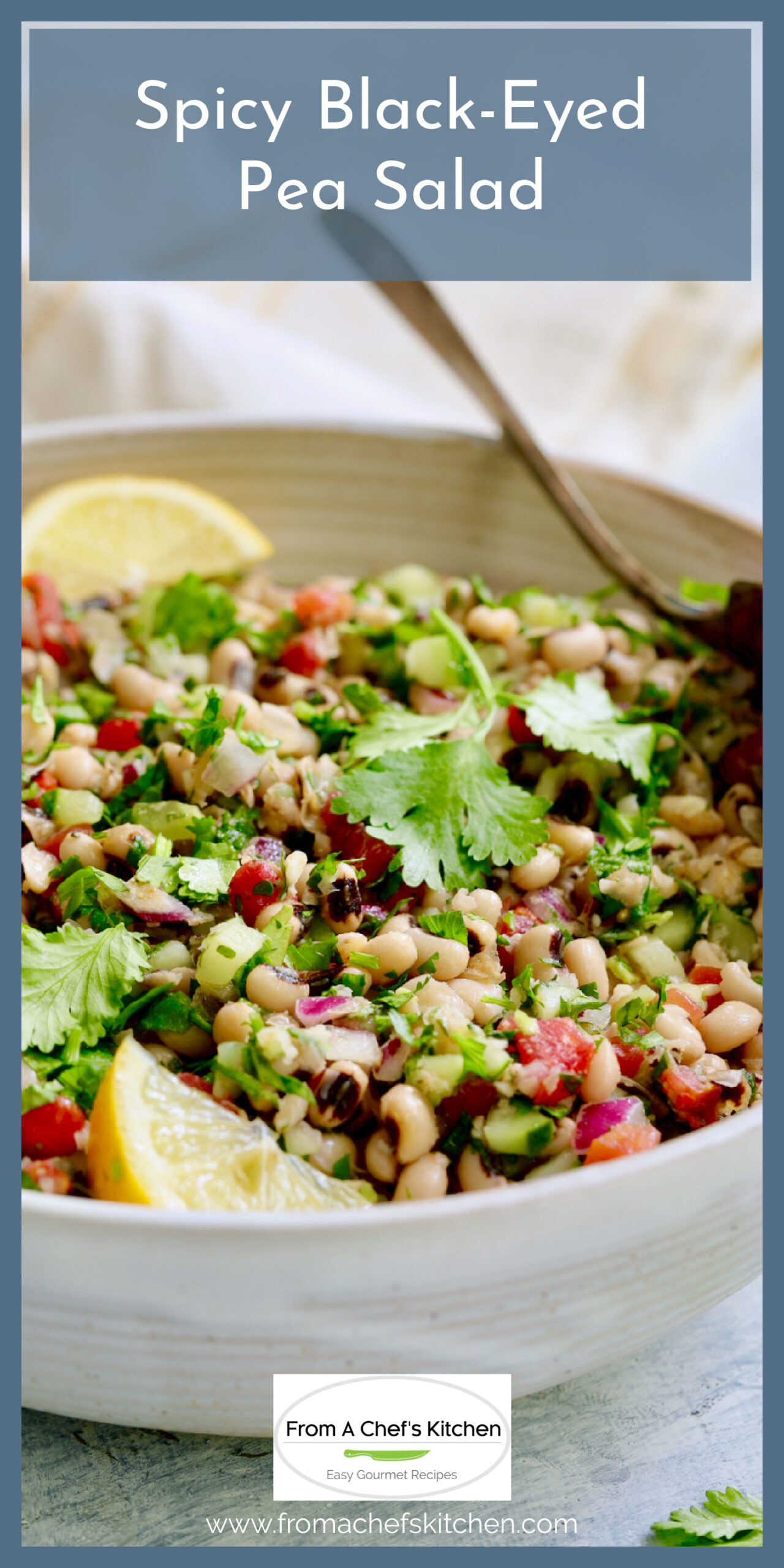 BlackEyed Pea Salad Recipe From A Chef's Kitchen