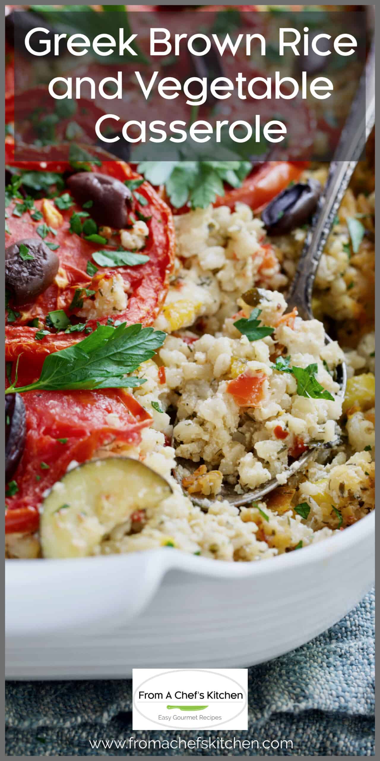 Greek Vegetable Casserole From A Chef's Kitchen