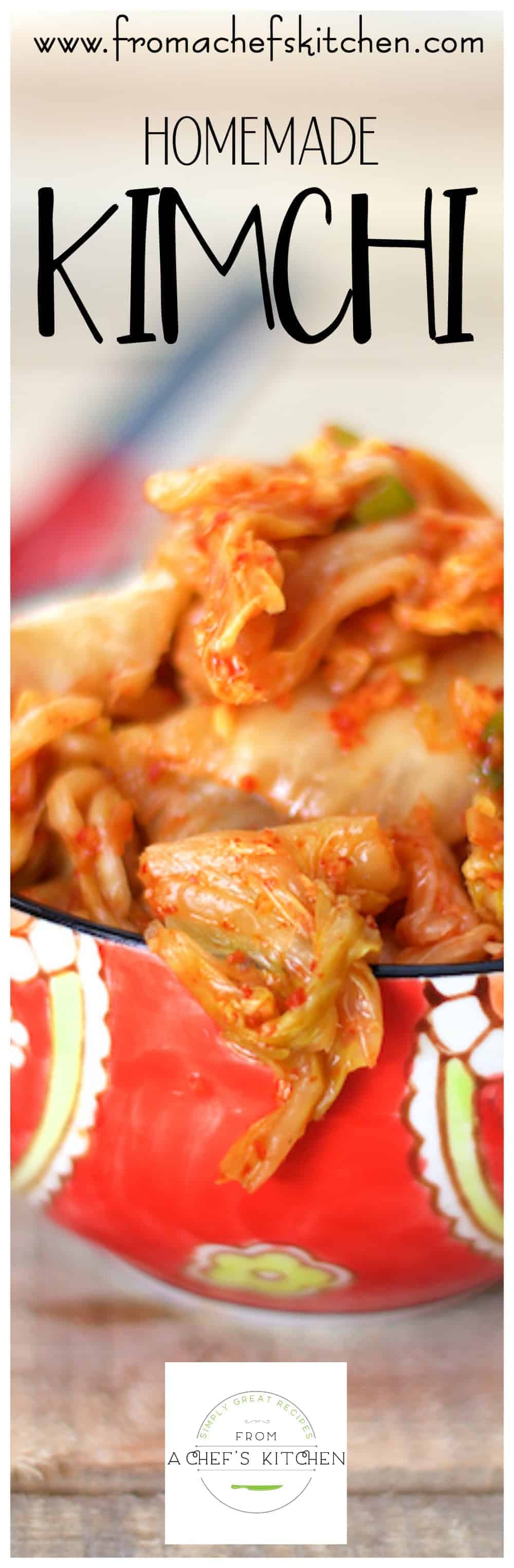 Here's an easy version of homemade kimchi that keeps for weeks in your refrigerator!