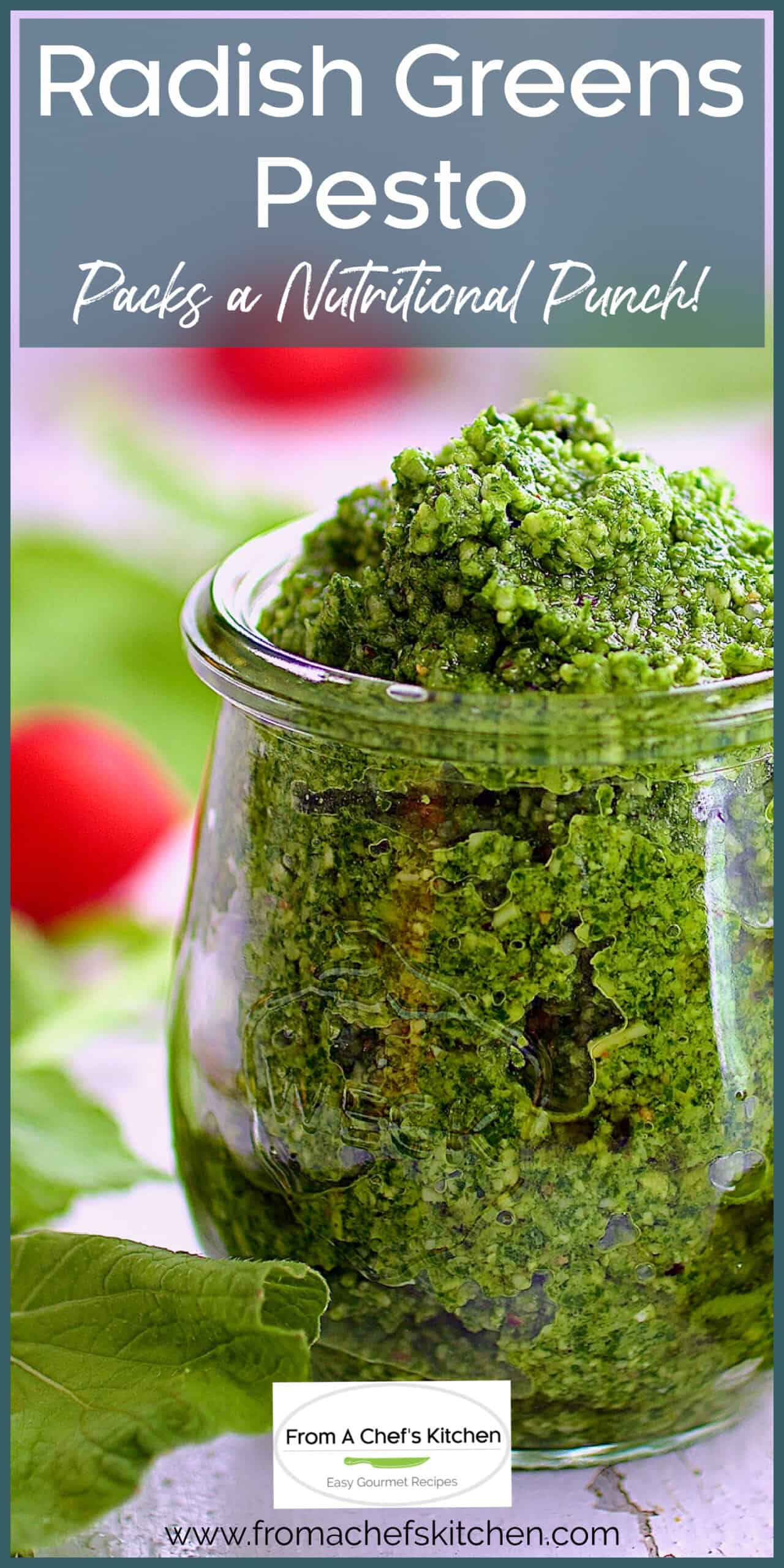 Radish Greens Pesto Recipe From A Chef's Kitchen