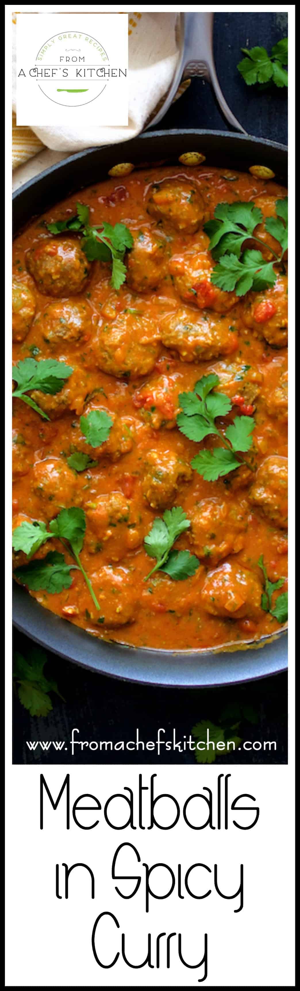 Meatballs in Spicy Curry Recipe From A Chef's Kitchen