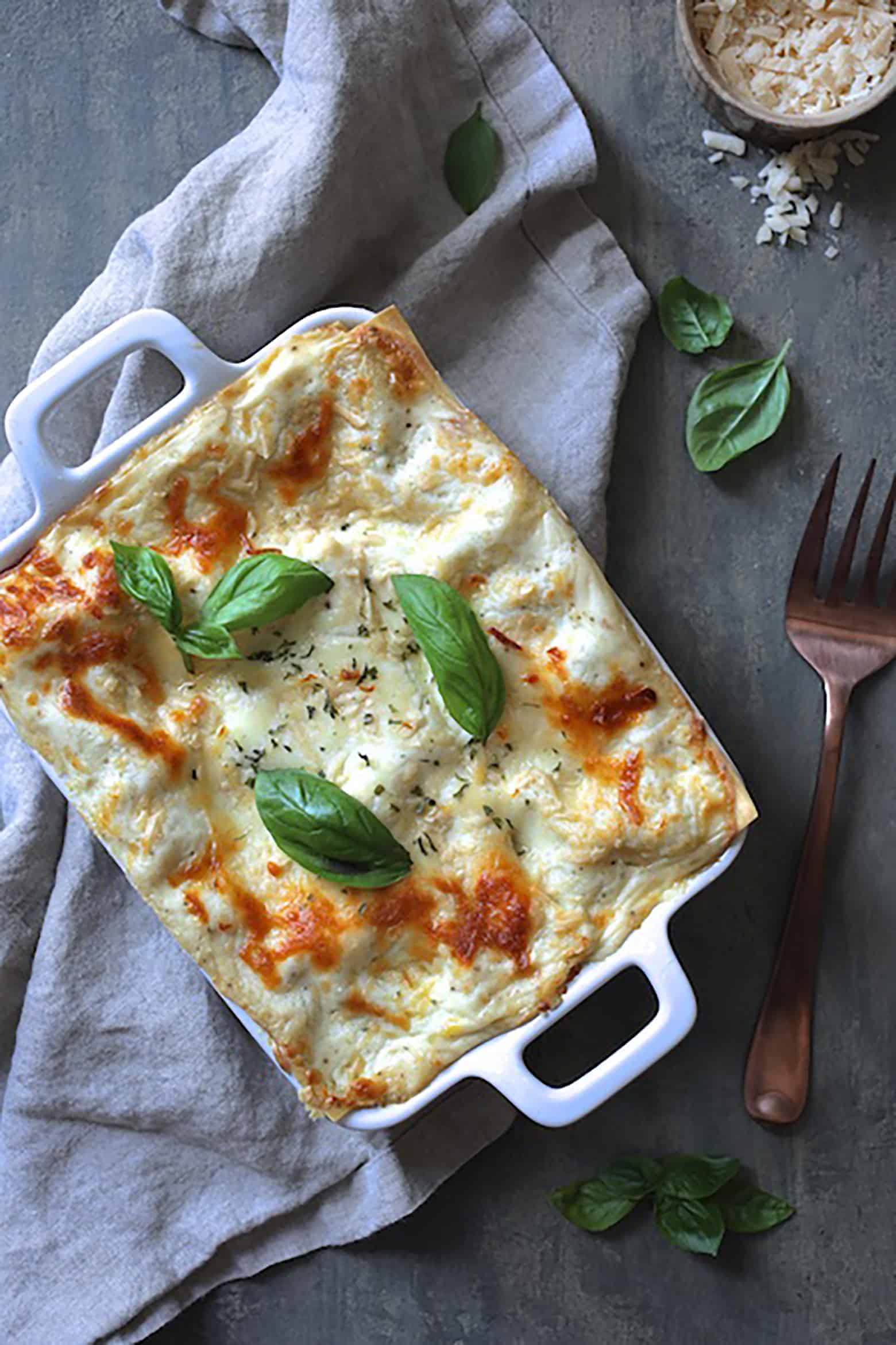 Pesto Lasagna Green Beans and Potatoes From A Chef's Kitchen