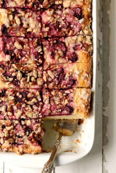 Easy Raspberry Coffee Cake Recipe - From A Chef's Kitchen