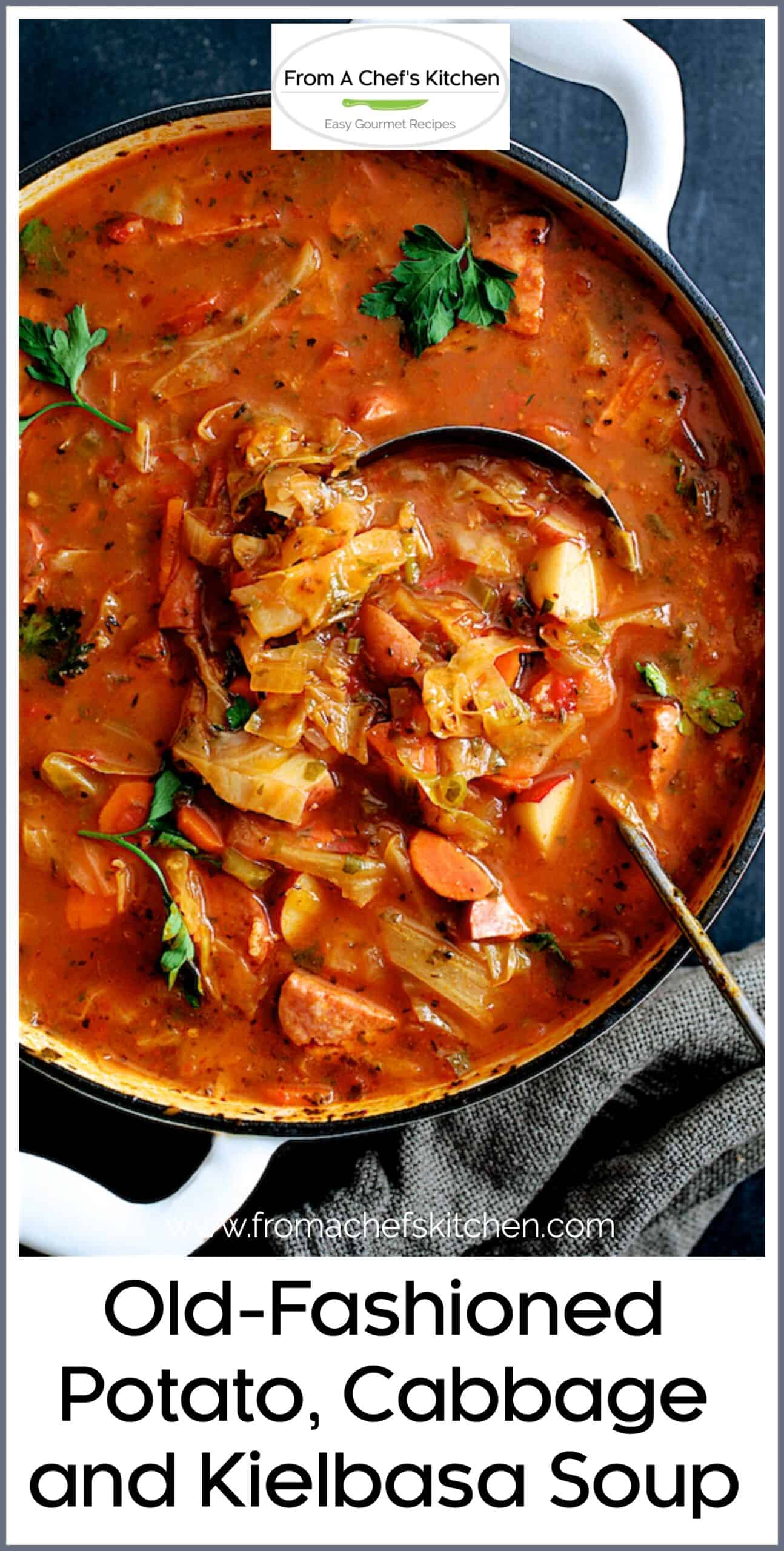 Potato Cabbage and Kielbasa Soup Recipe