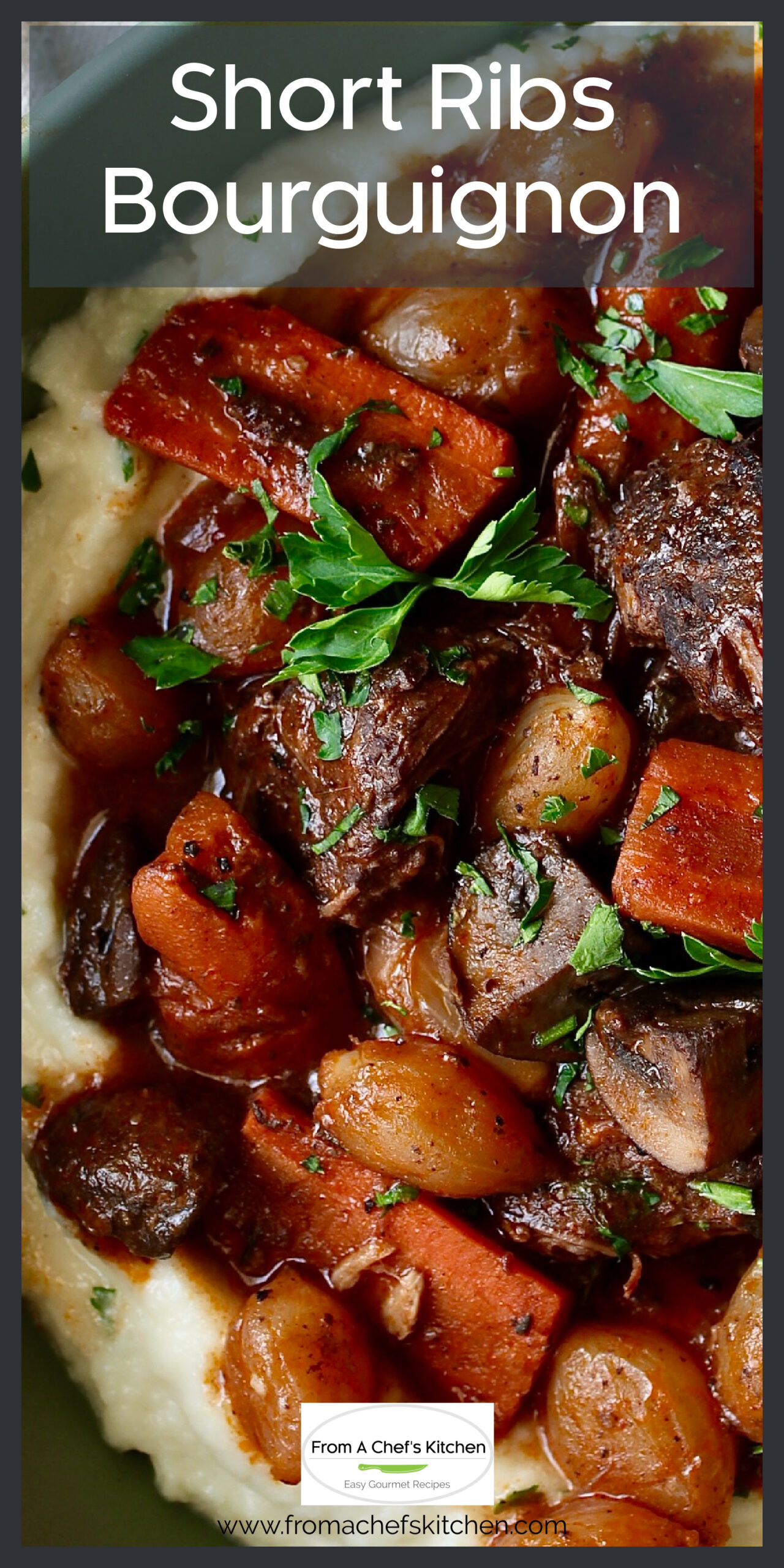 Boneless Beef Short Ribs Recipe BourguignonStyle!