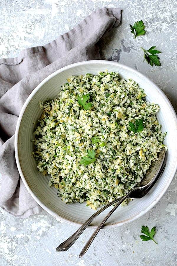 Cauliflower Artichoke Tabbouleh