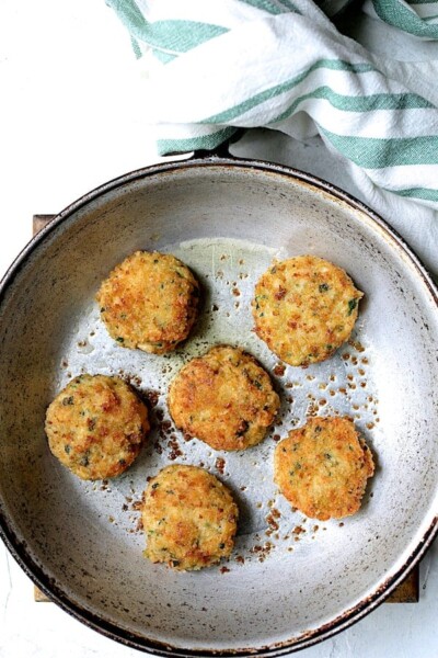 Shrimp Cakes Recipe with Roasted Red Bell Pepper Mayonnaise