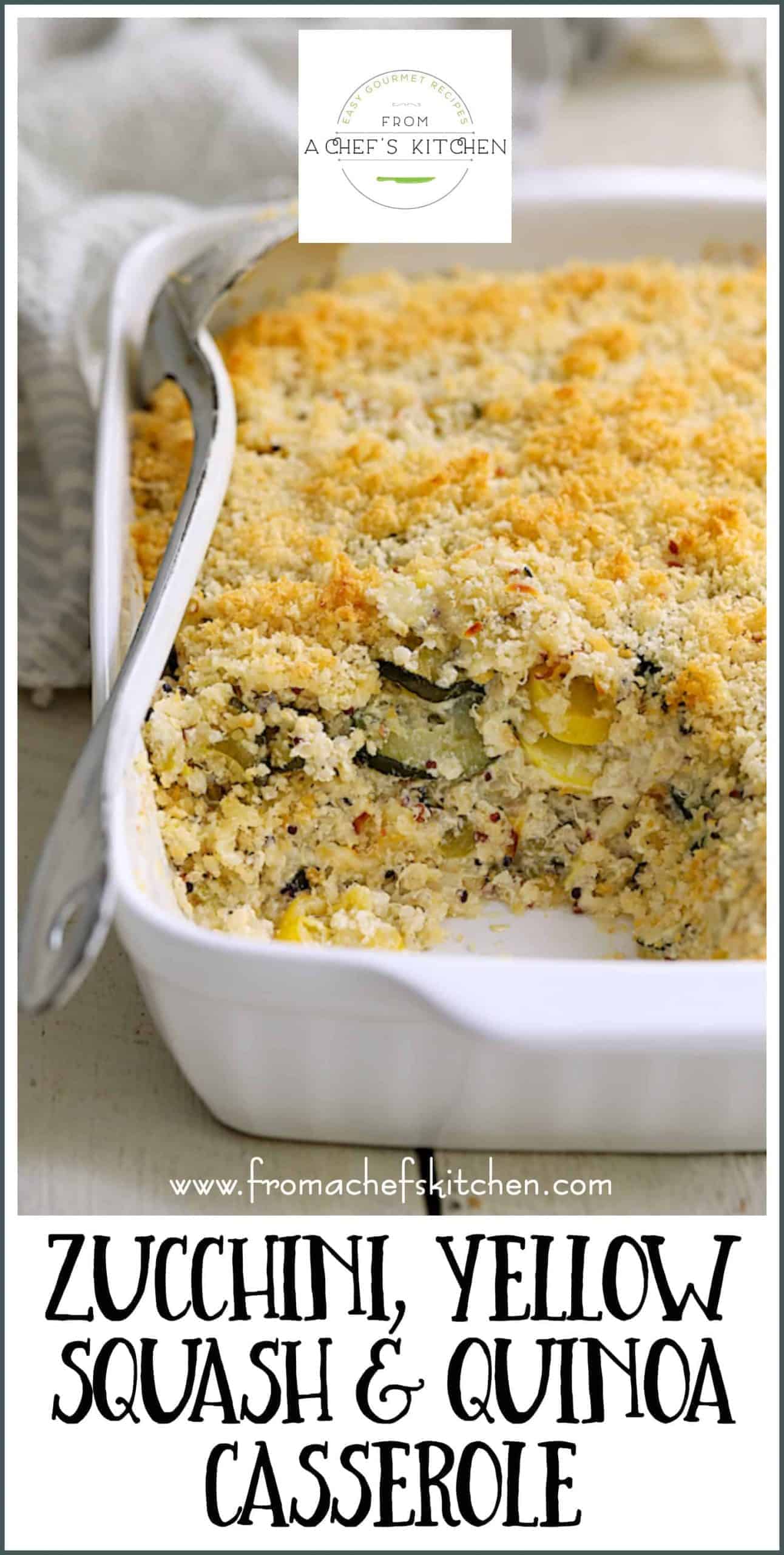Zucchini Yellow Squash and Quinoa Casserole Recipe