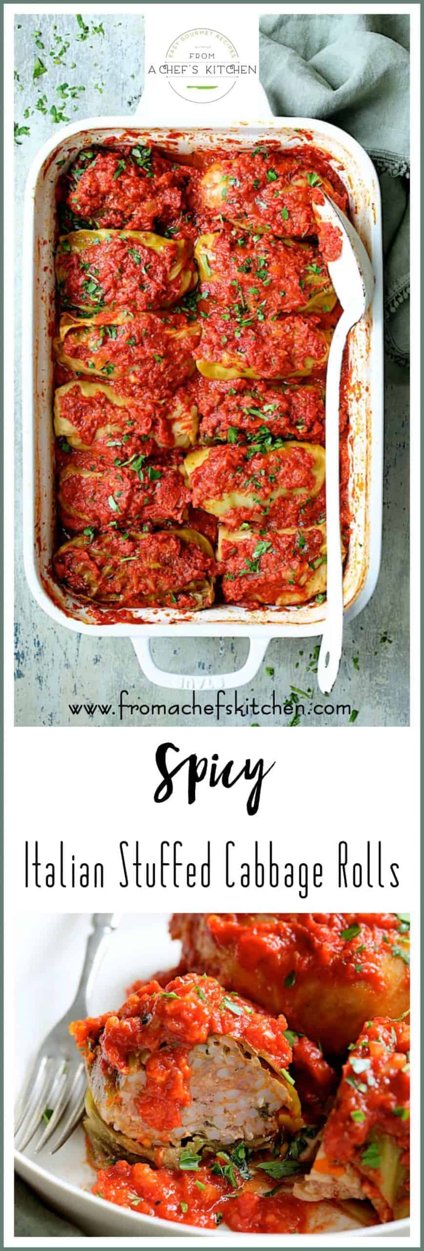 Italian Stuffed Cabbage Roll Recipe From A Chef's Kitchen