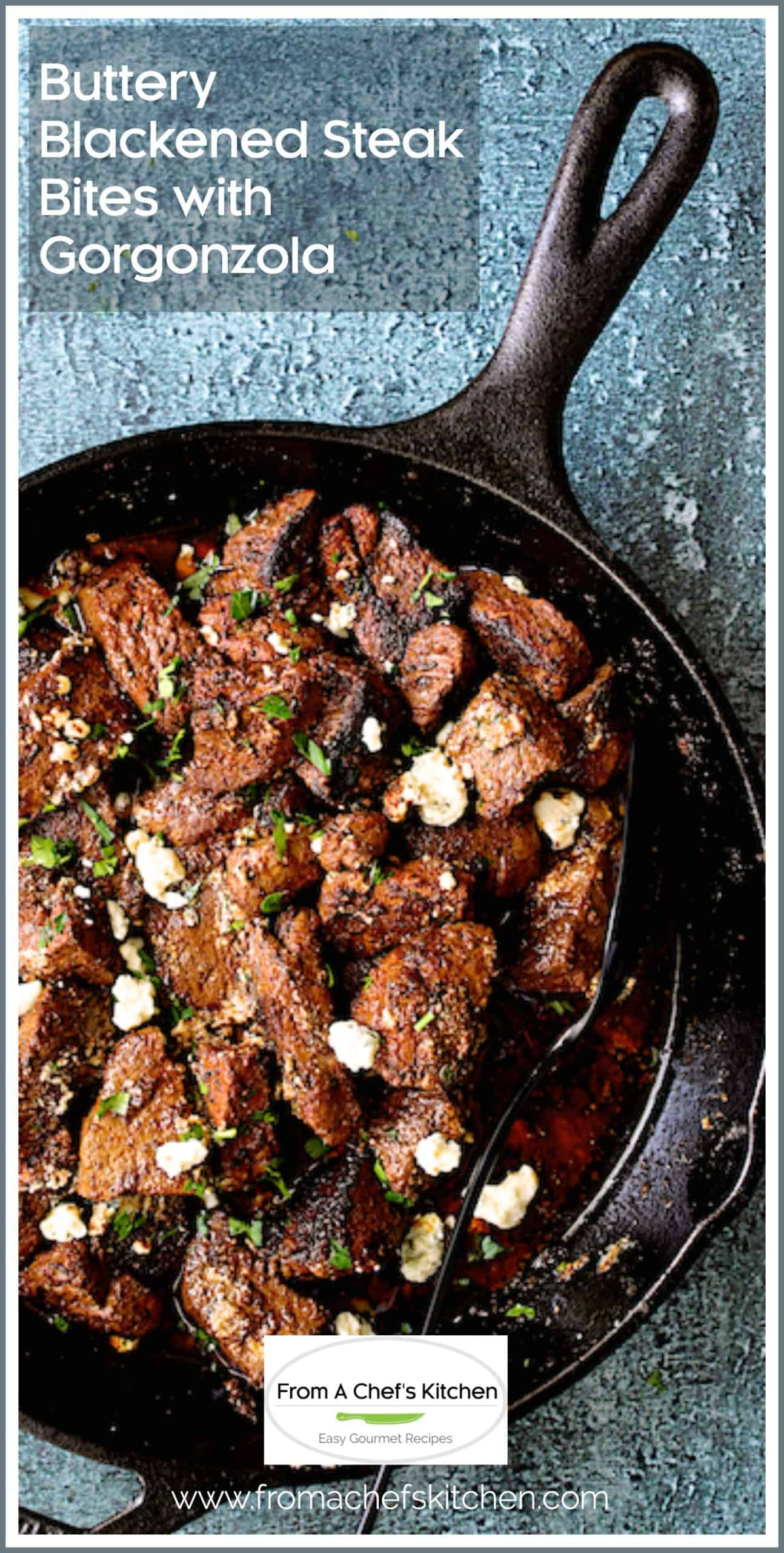 Buttery Blackened Steak Bite Recipe with
