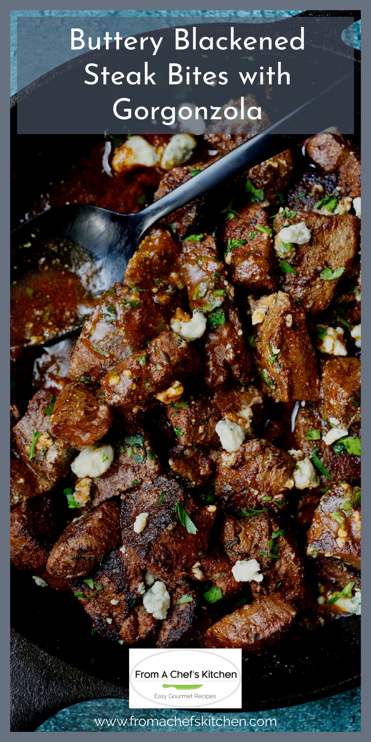 Buttery Blackened Steak Bite Recipe with