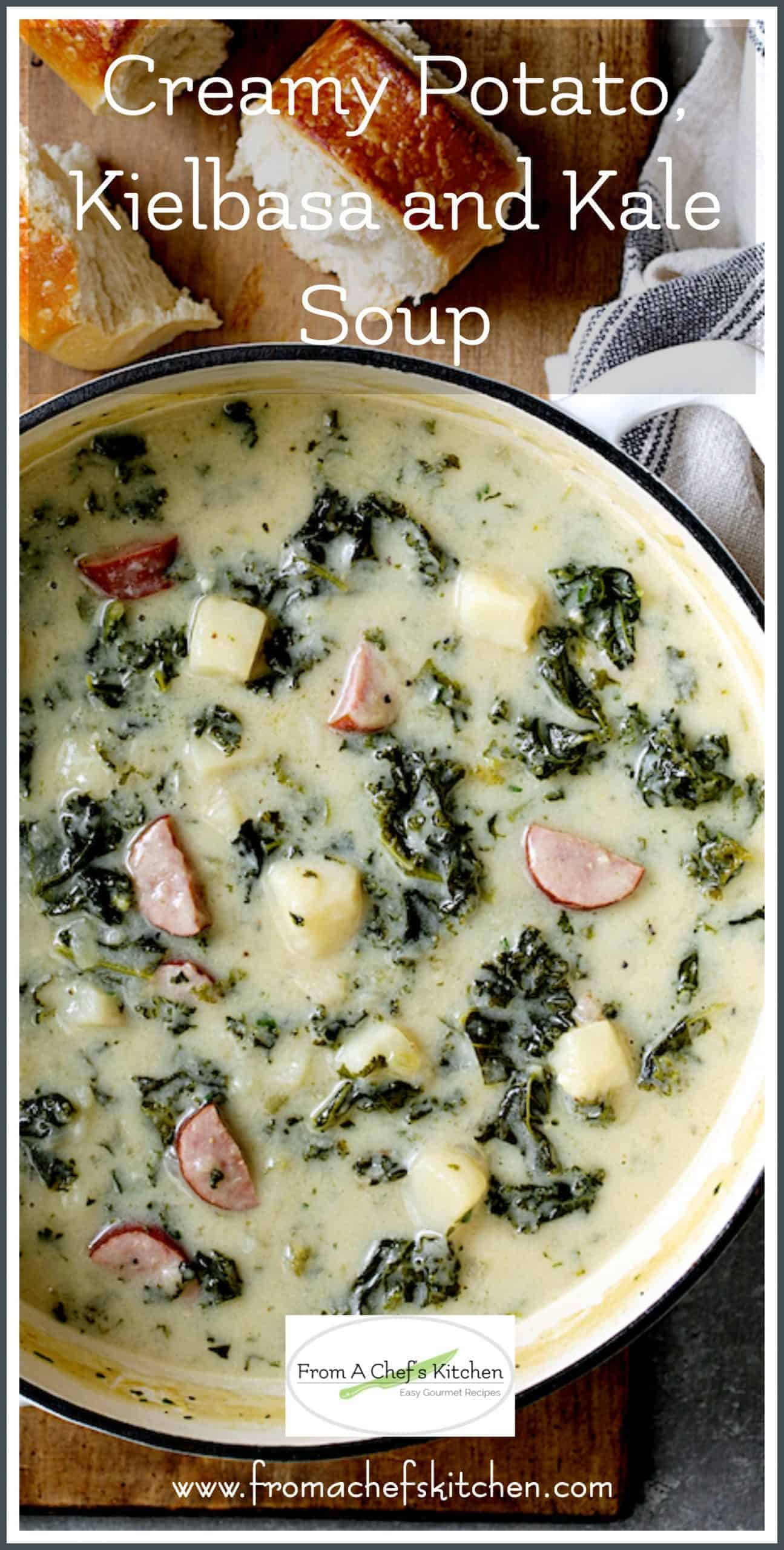 Creamy Potato Kielbasa Soup Recipe From A Chef's Kitchen