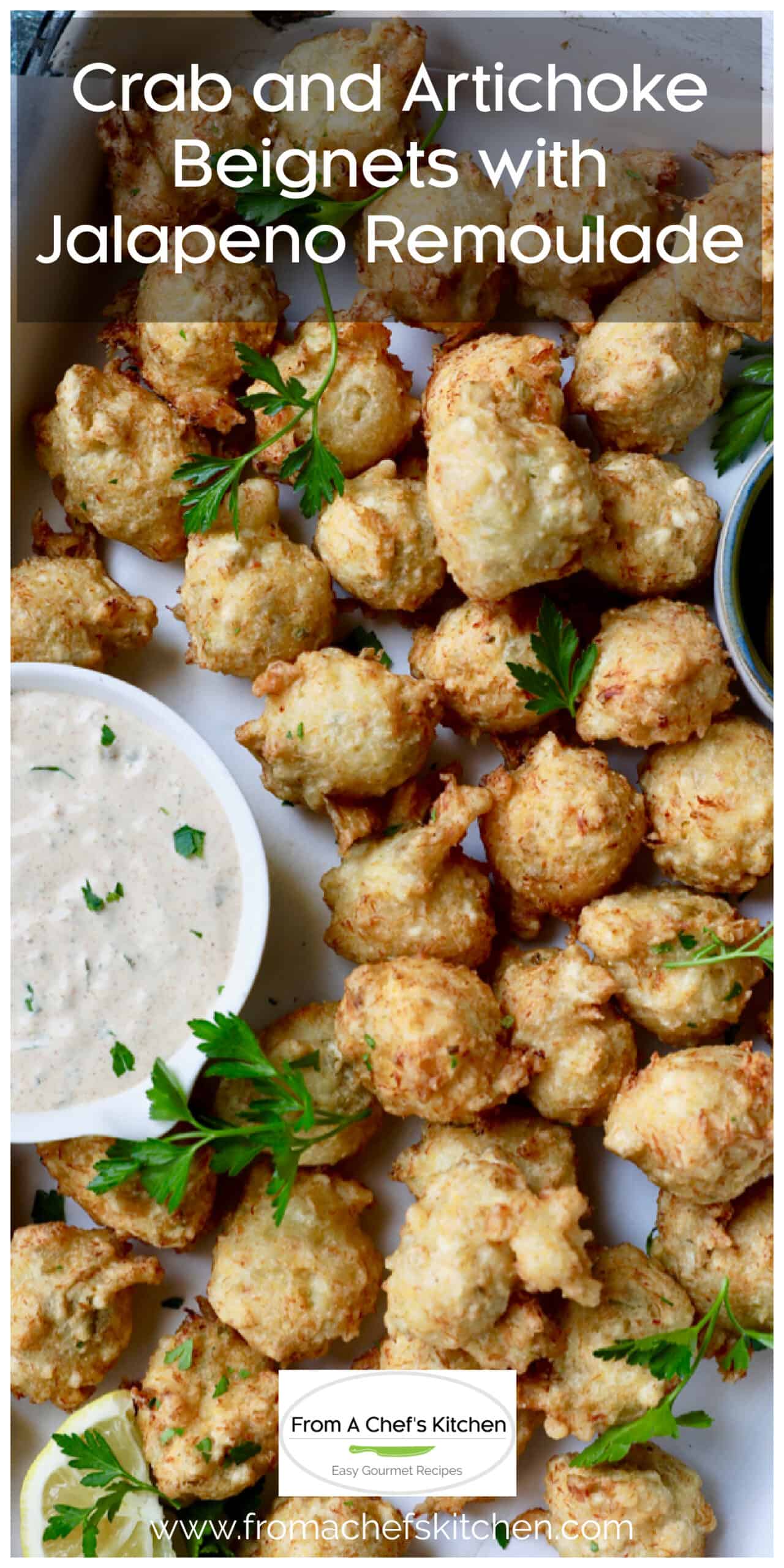 Crab Artichoke Recipe with Jalapeno Remoulade