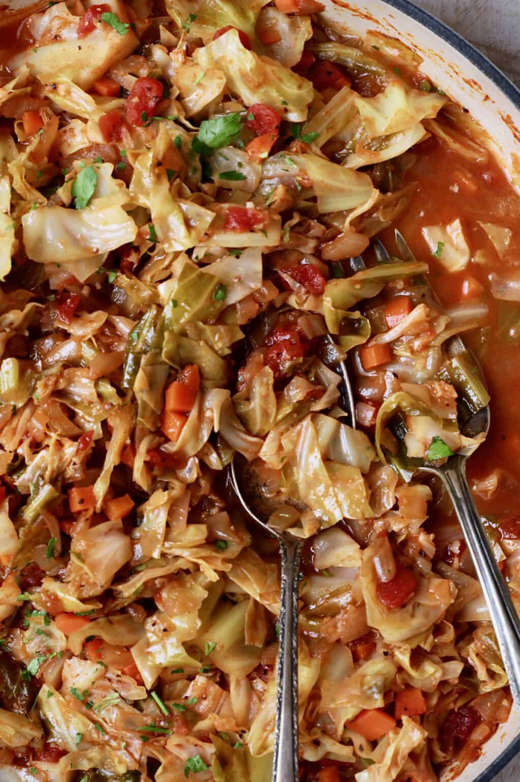 Stewed Cabbage Easy & Healthy! From A Chef's Kitchen