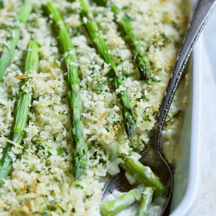 Creamy Asparagus and Rice Casserole-image