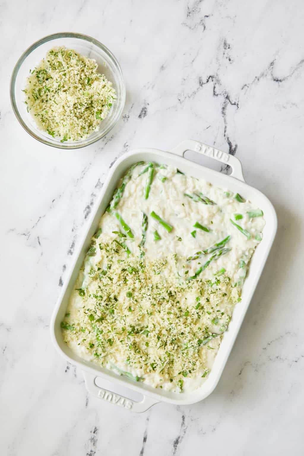 Creamy Asparagus and Rice Casserole From A Chef's Kitchen