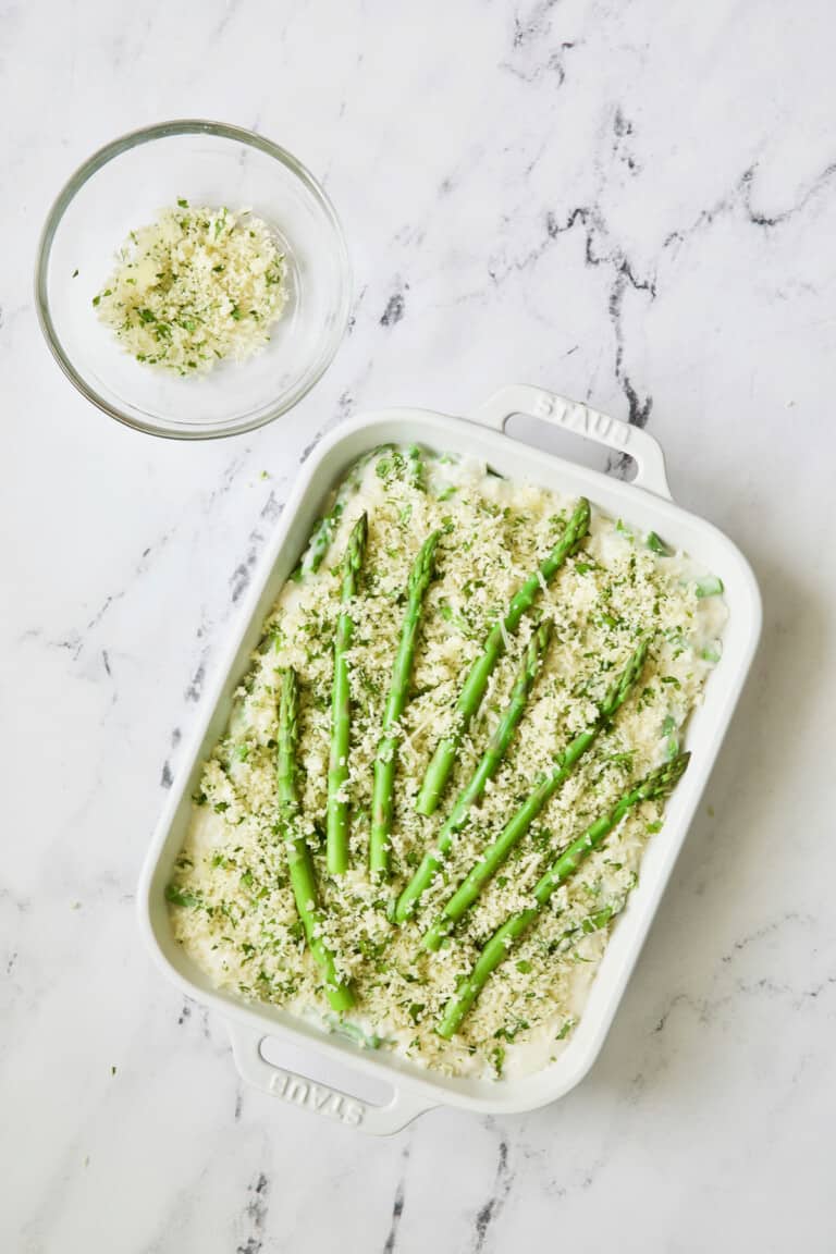 Creamy Asparagus and Rice Casserole From A Chef's Kitchen