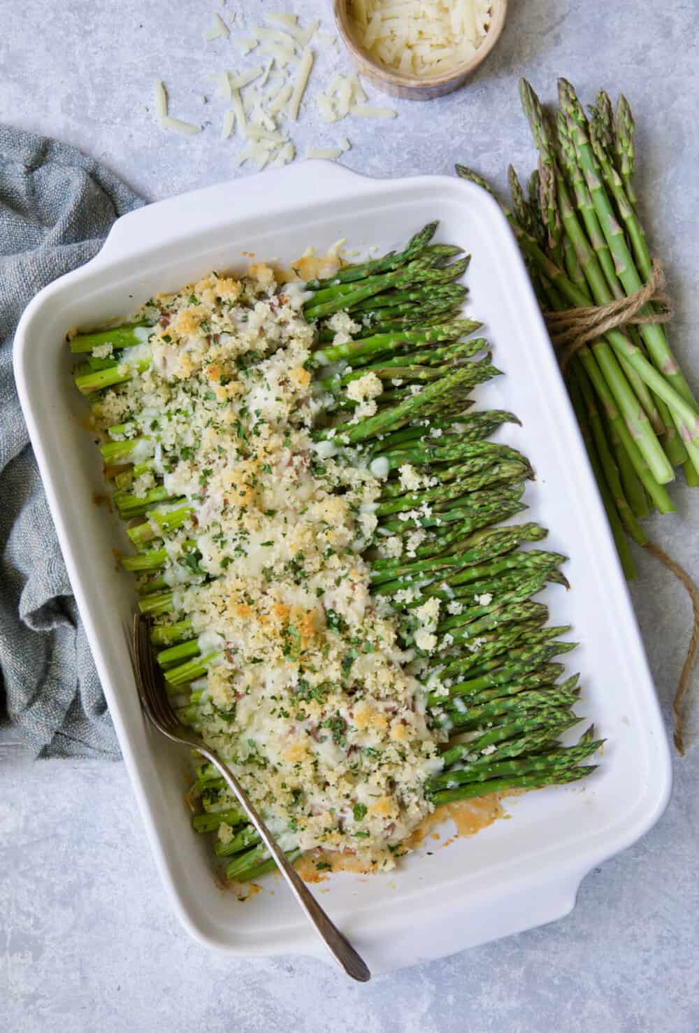 Creamy Asparagus and Rice Casserole From A Chef's Kitchen
