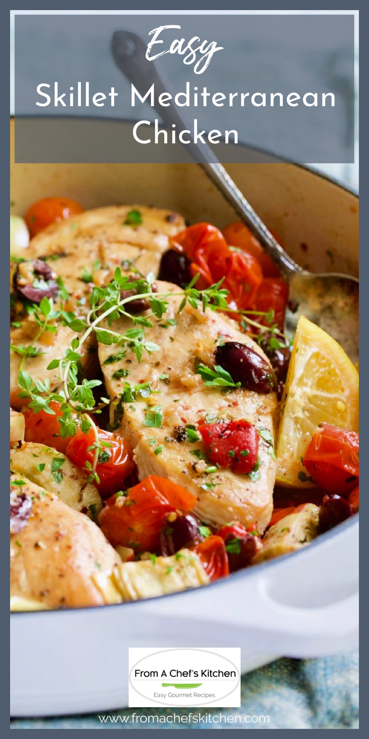Easy Skillet Mediterranean Chicken Recipe From A Chef's Kitchen