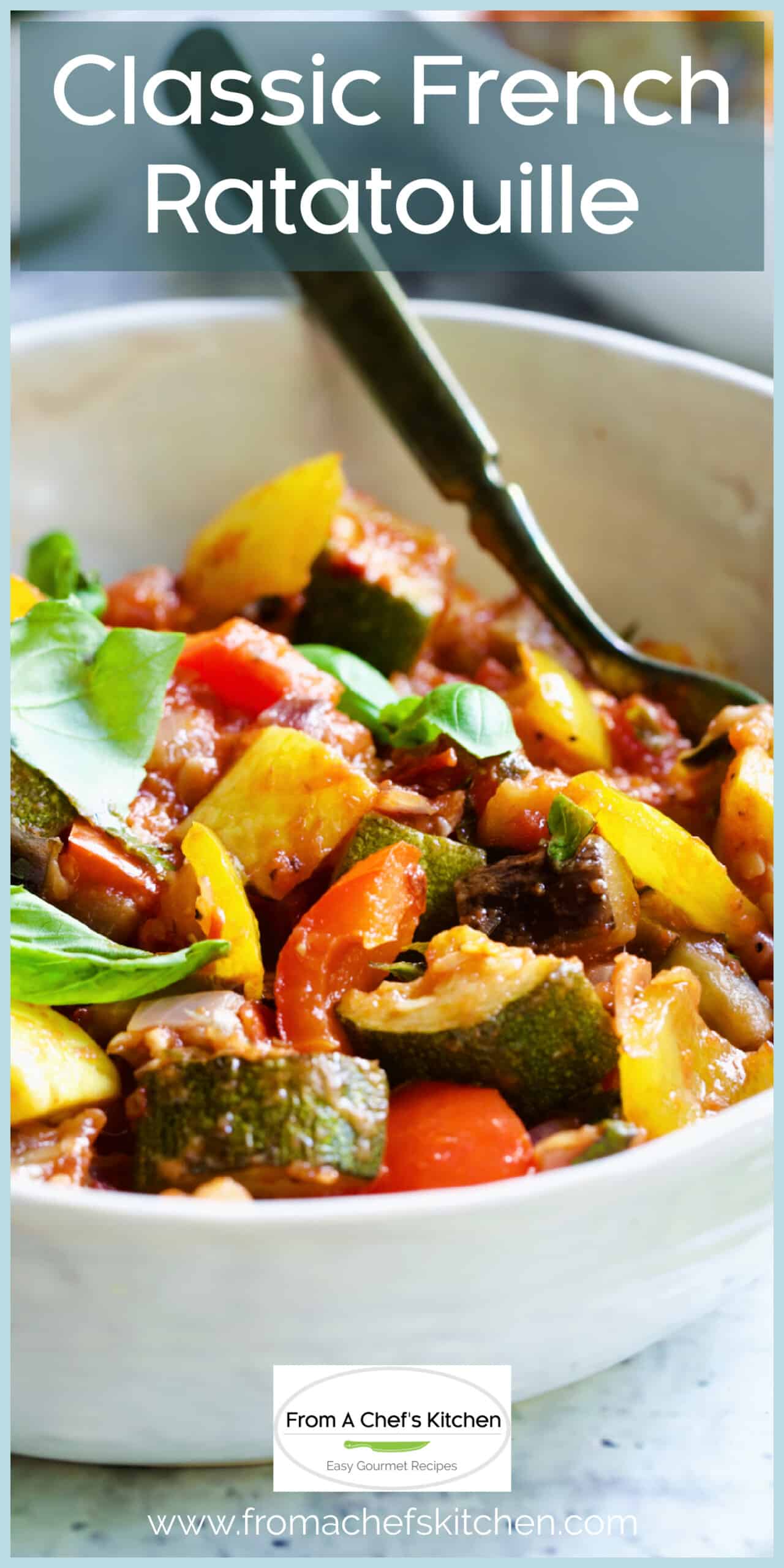 Traditional French Ratatouille From A Chef's Kitchen