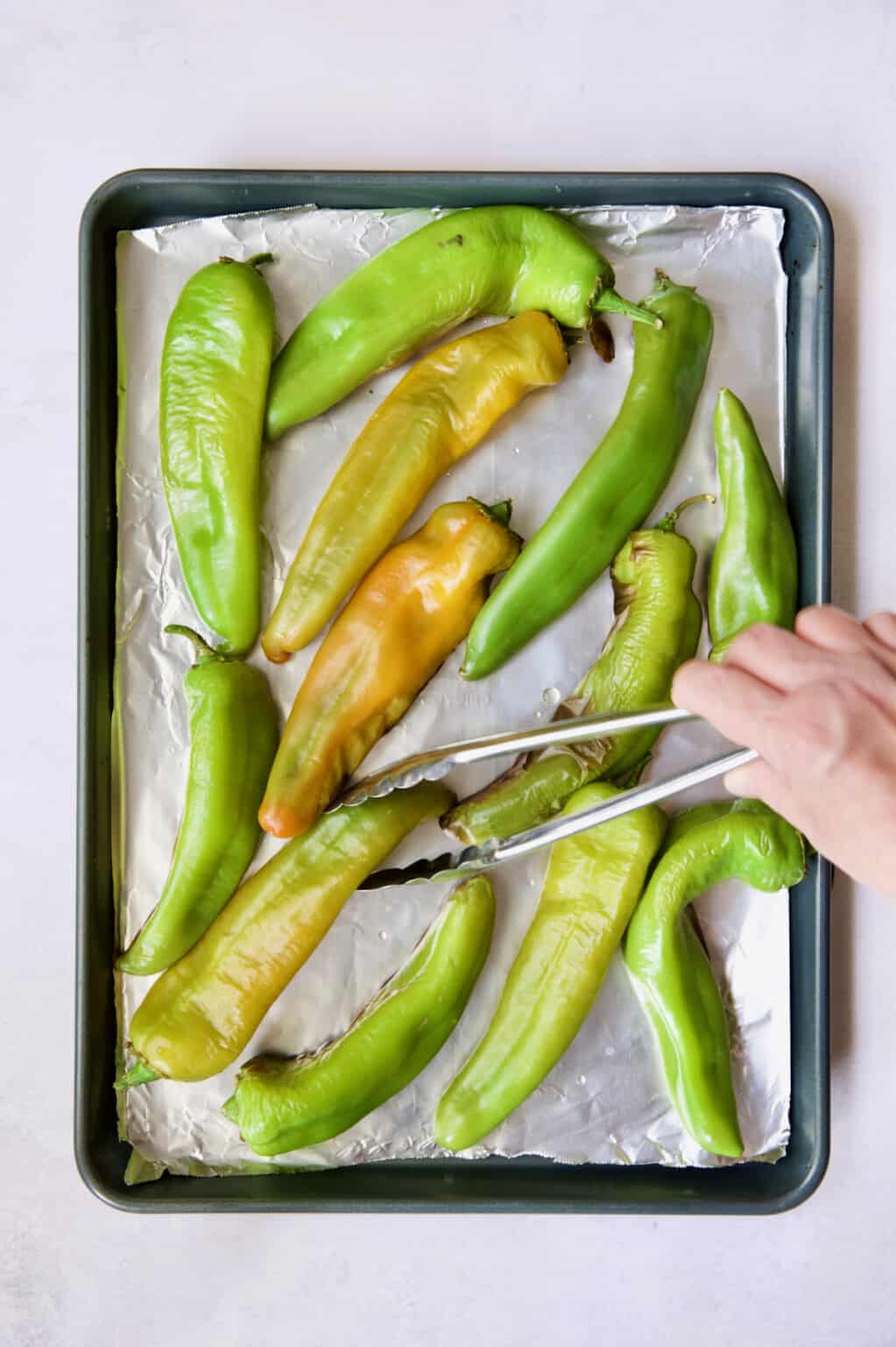 How to Roast and Freeze Hatch Green Chiles (Easy Oven Method)