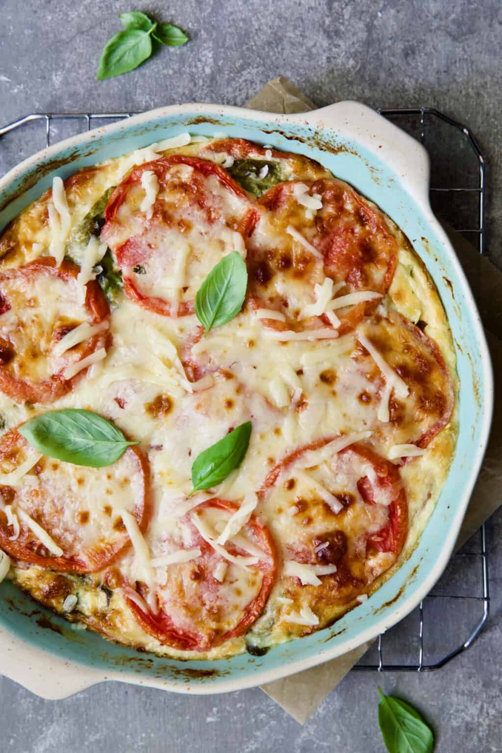 Crustless Southern Tomato Pie Recipe From A Chef's Kitchen