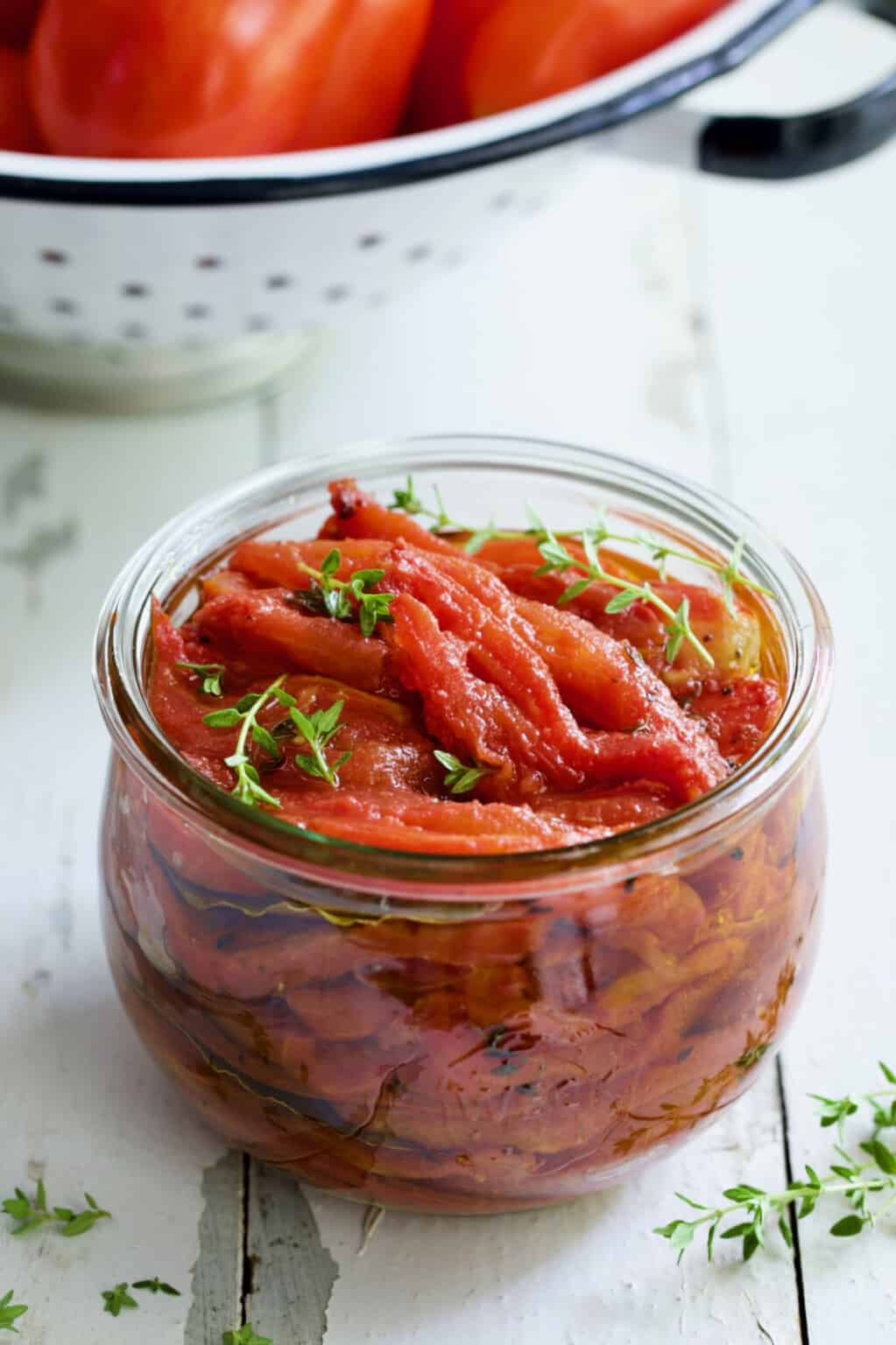 OvenRoasted Tomatoes Recipe (Confit) From A Chef's Kitchen