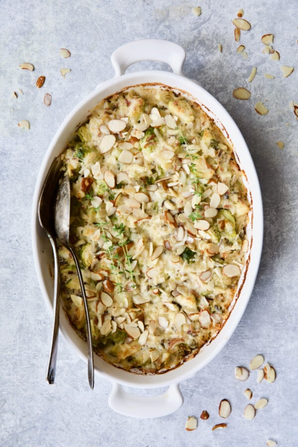 Brussels Sprouts Wild Rice Casserole Recipe