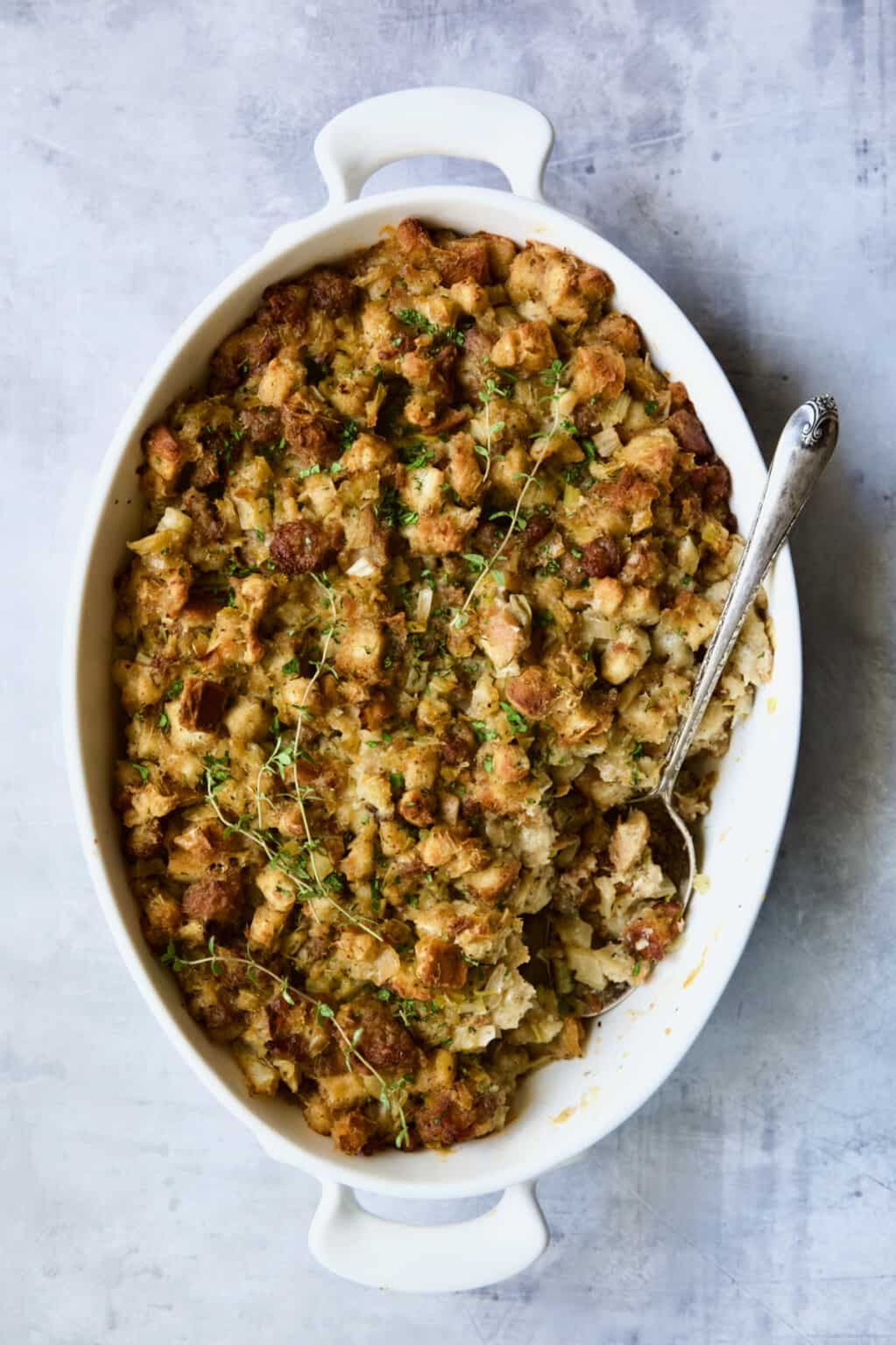 Easy Sausage Stuffing Recipe with Fennel and Leeks