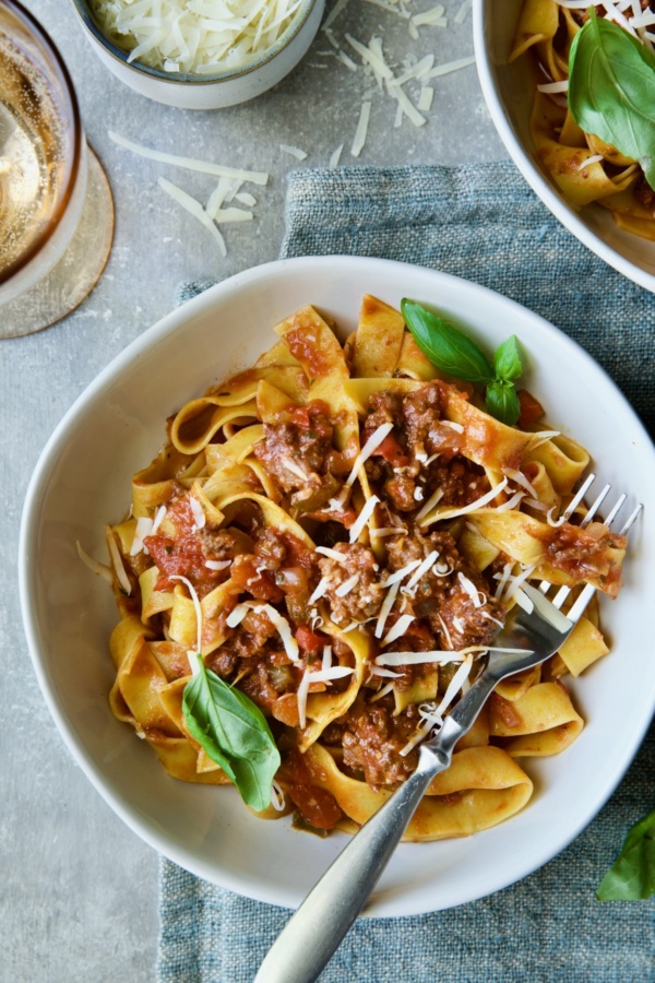 Spicy SlowCooker Italian Sausage Ragu From A Chef's Kitchen