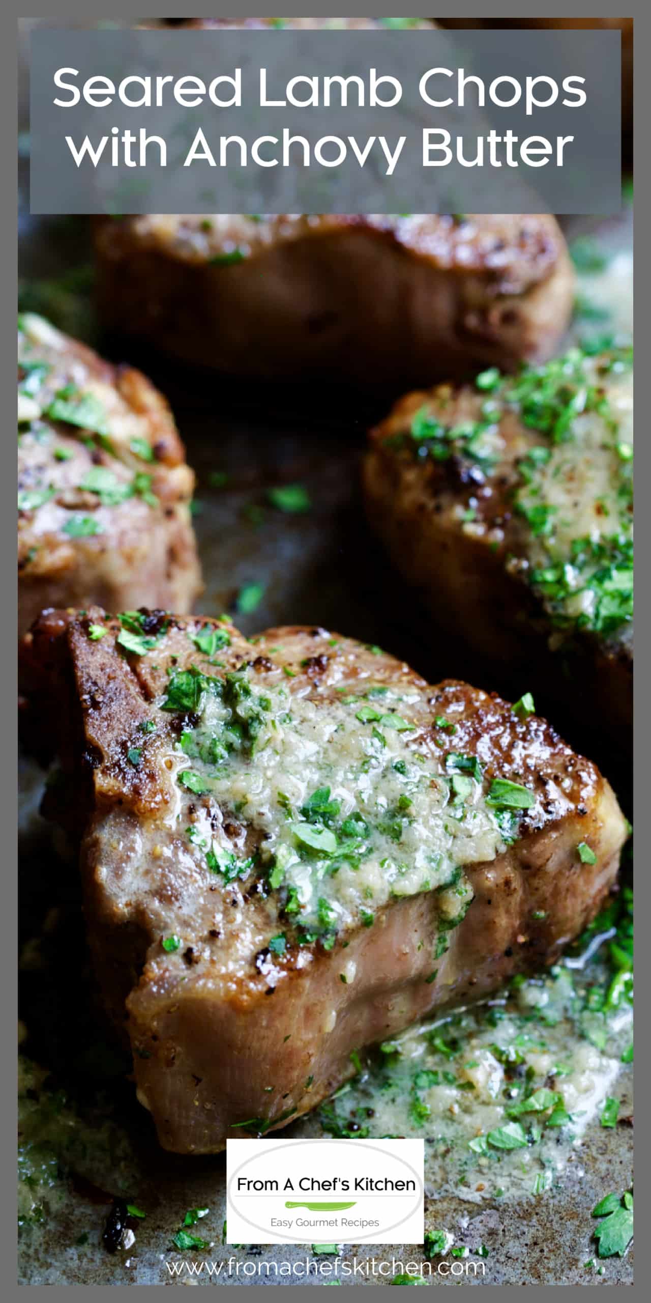 Easy PanSeared Lamb Chops with Anchovy Butter