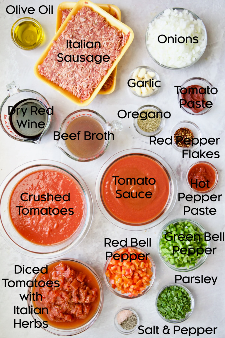 Spicy SlowCooker Italian Sausage Ragu From A Chef's Kitchen