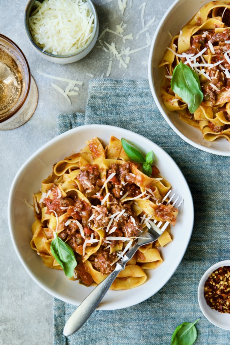 Spicy SlowCooker Italian Sausage Ragu From A Chef's Kitchen