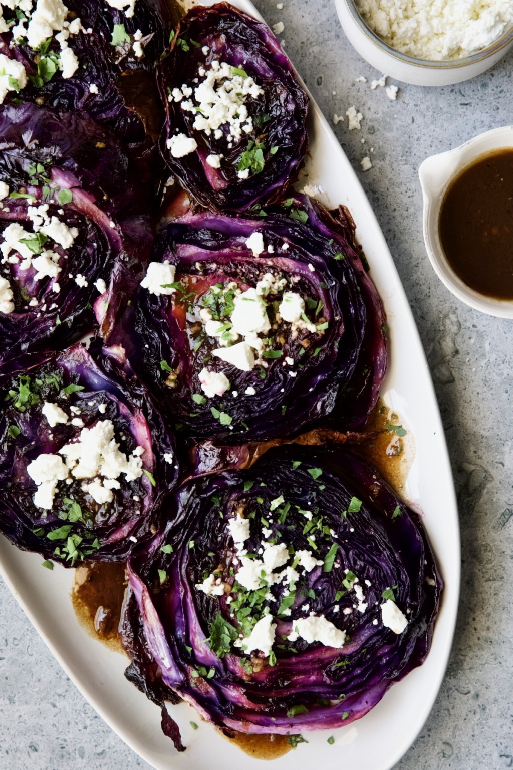 Roasted Red Cabbage Steaks Recipe From A Chef's Kitchen
