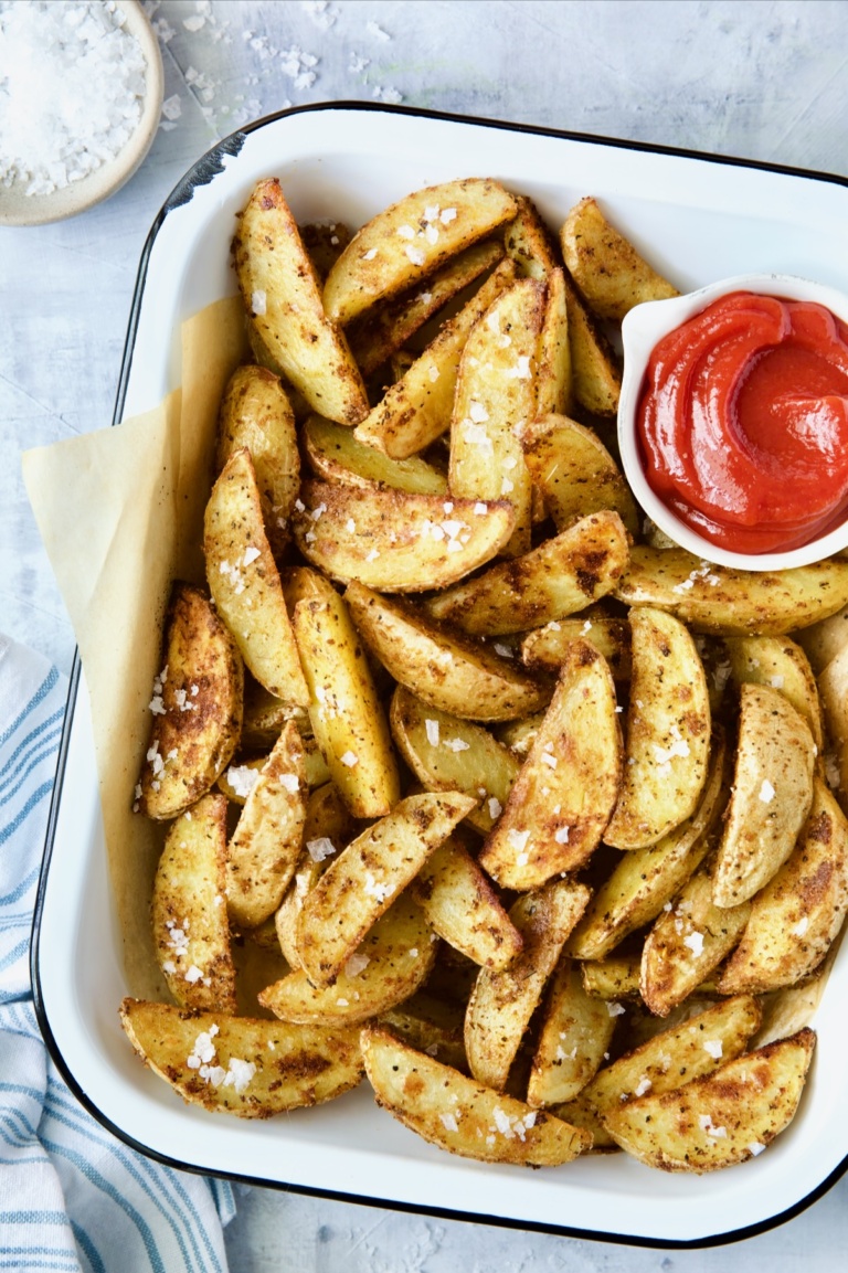 Perfect Roasted Potato Wedges Recipe From A Chef's Kitchen
