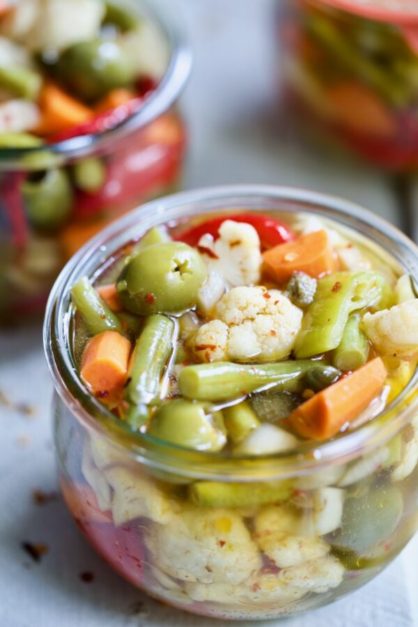 Homemade Giardiniera Recipe (Italian Pickled Vegetables)
