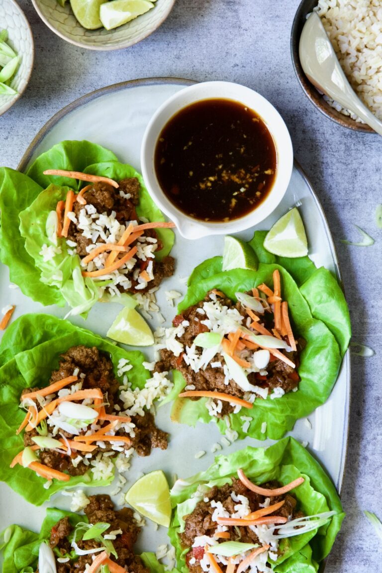 Asian Beef Lettuce Wrap Recipe From A Chef's Kitchen