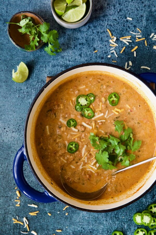 Creamy Taco Soup Recipe - From A Chef's Kitchen