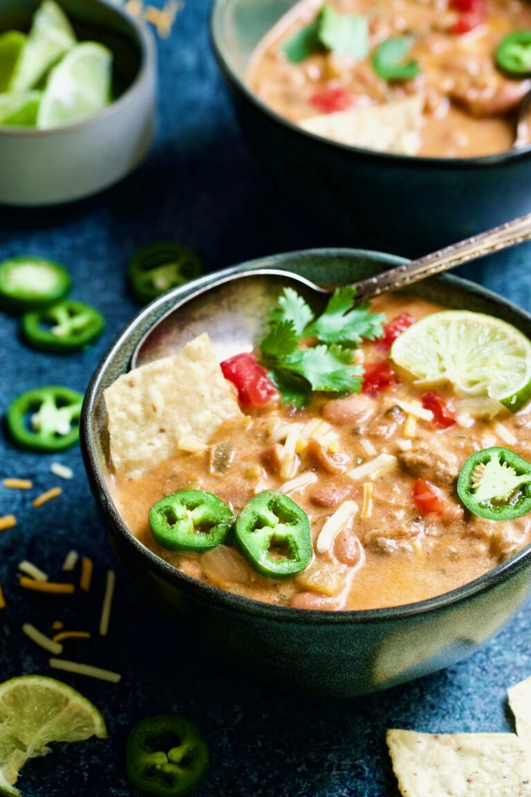 Creamy Taco Soup Recipe - From A Chef's Kitchen