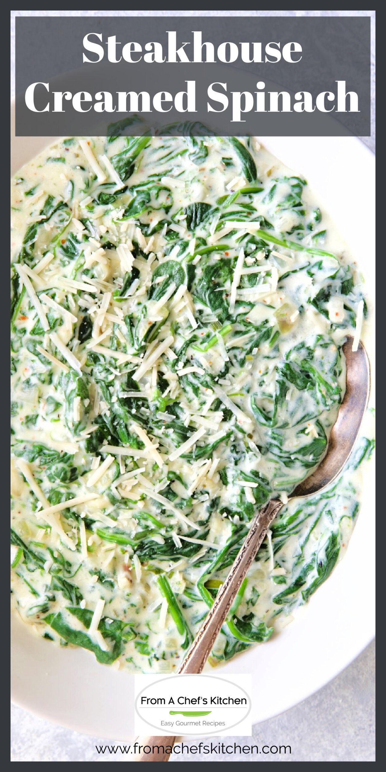 Steakhouse Creamed Spinach Recipe - From A Chef's Kitchen