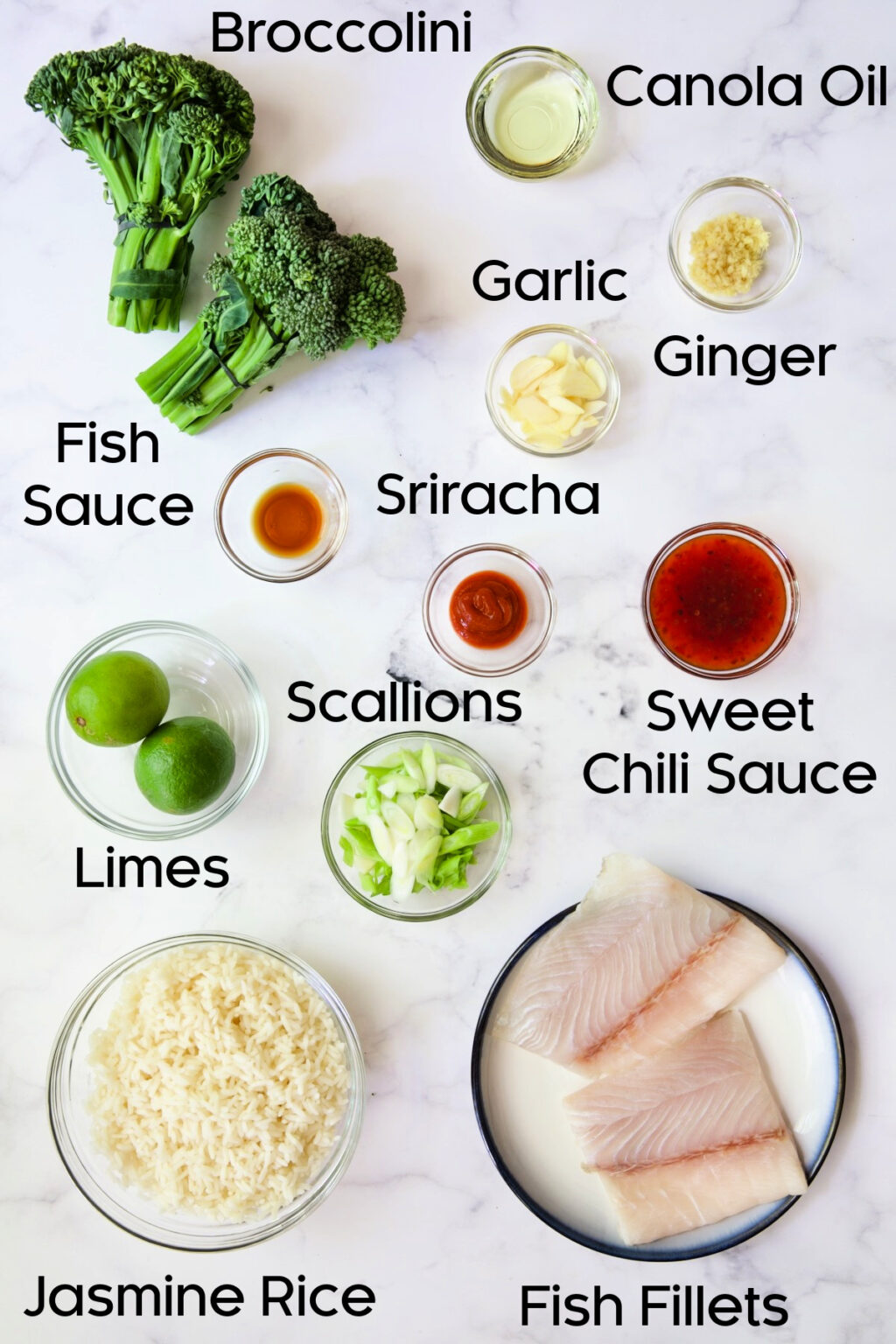 Sheet Pan Thai Baked Fish Recipe with Broccolini