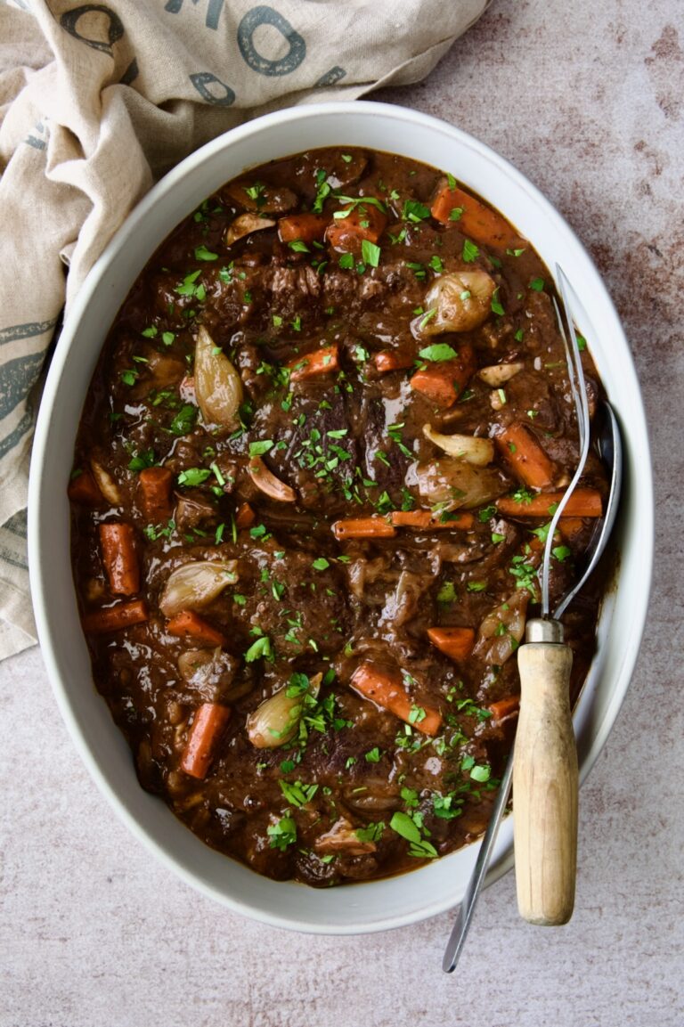 Boneless Beef Short Ribs Recipe BourguignonStyle!