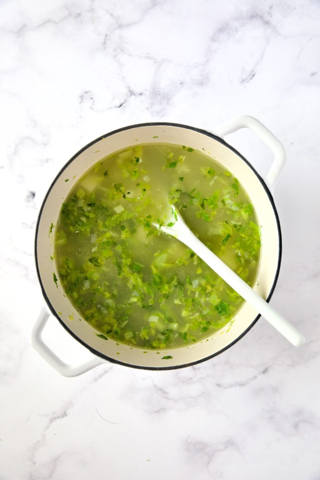 Cream of Celery Leaves Soup Recipe From A Chef's Kitchen