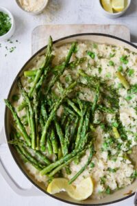 Spring Vegetable Risotto Recipe - Easy Baked Method!
