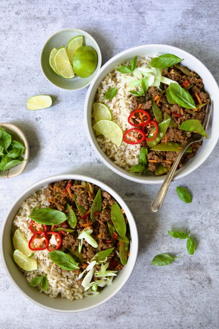 Thai Basil Beef Recipe EASY Weeknight Meal!