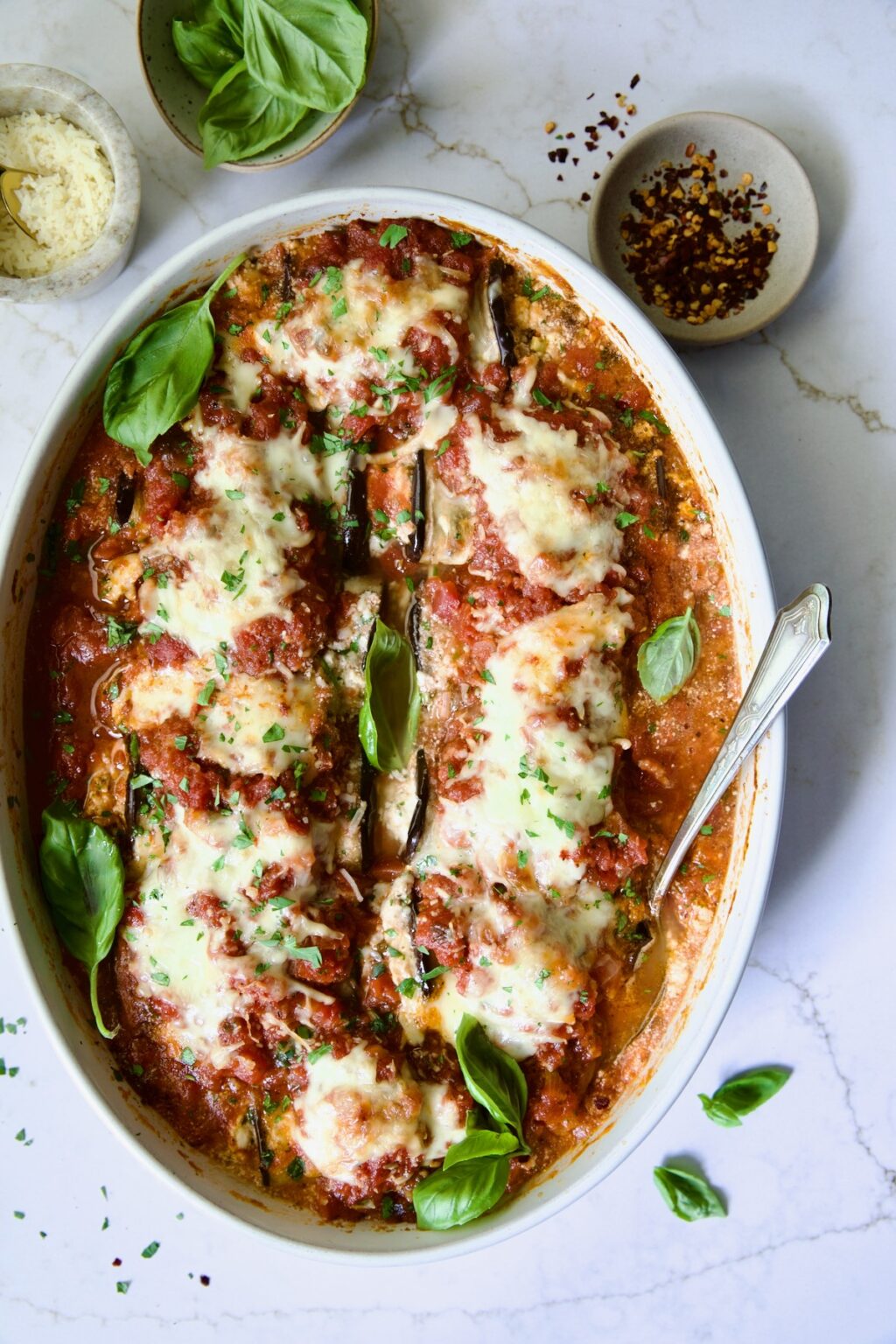 FourCheese Eggplant Rollatini Recipe EASY!