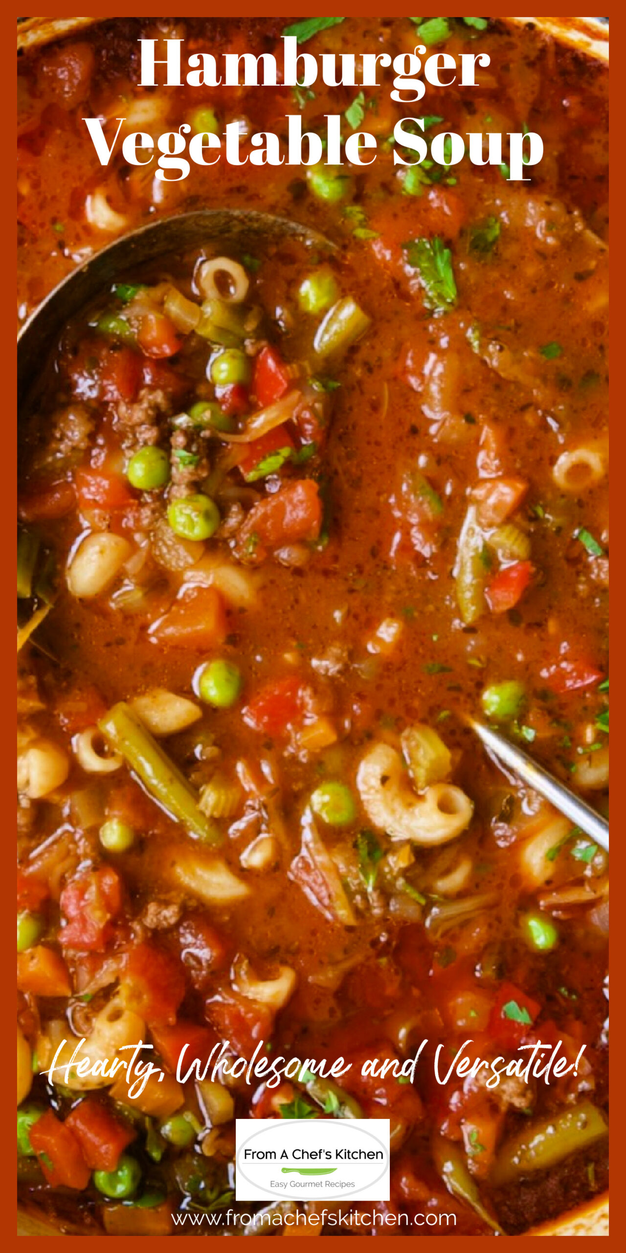 Hamburger Vegetable Soup Recipe - Hearty and Wholesome!