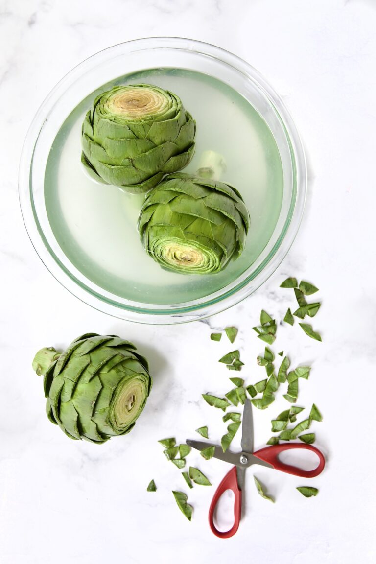 Roasted Artichokes Recipe with Garlic Butter