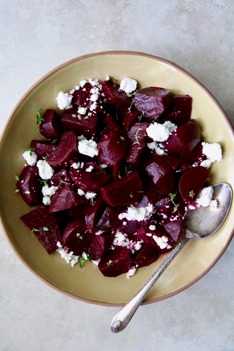 Roasted Beets Recipe with Red Wine Glaze