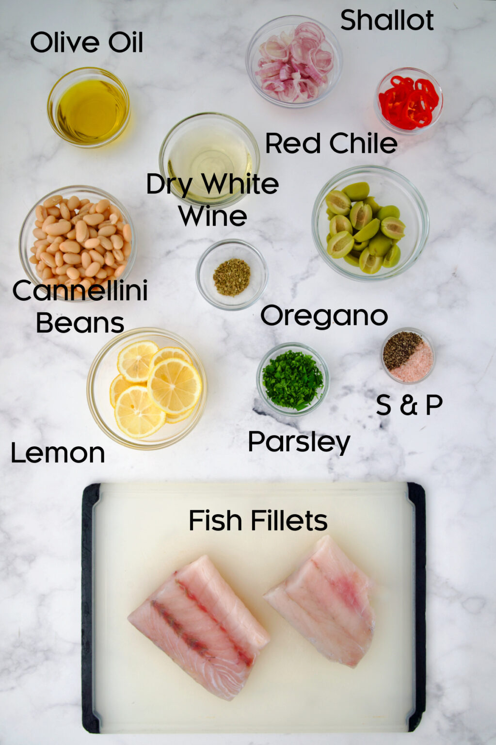 Mediterranean Fish Recipe and White Bean Skillet